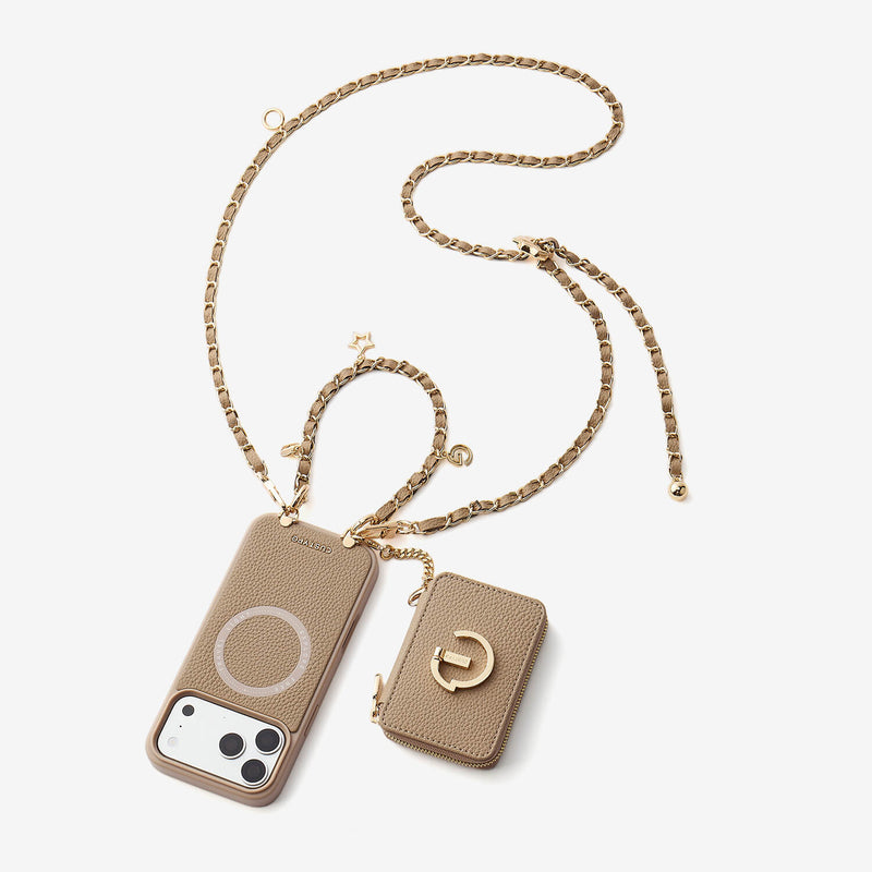 Morandi Grace Kit- Phone Case with Crossbody Strap & Magnetic