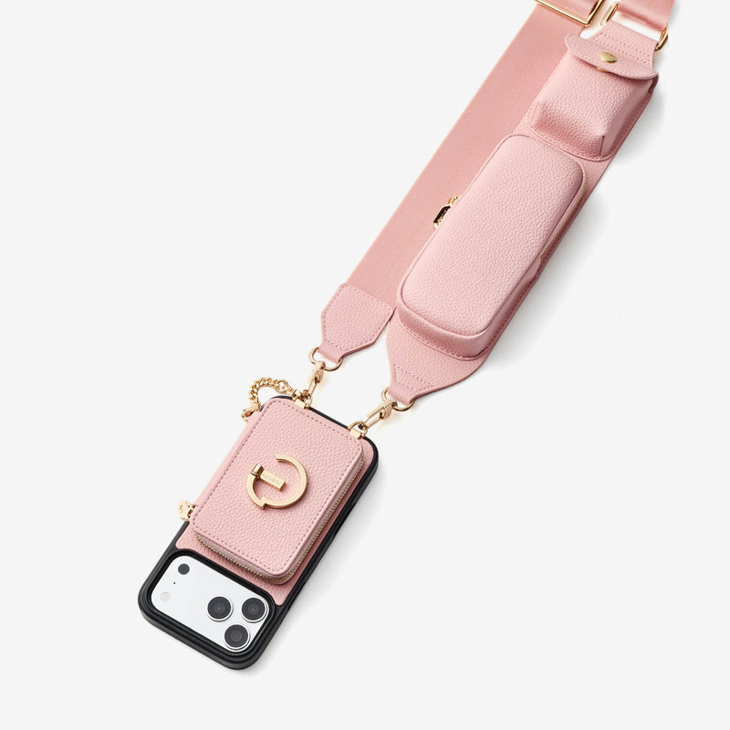 Utility Series- Wallet Phone Case with Utility Crossbody Strap-Mobile Phone Cases-Custype