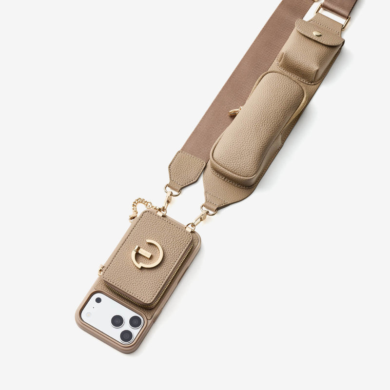 Utility Series- Wallet Phone Case with Utility Crossbody Strap-Mobile Phone Cases-Custype