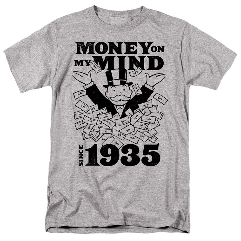 Monopoly Money Mind Since 35 Mens T Shirt Athletic Heather