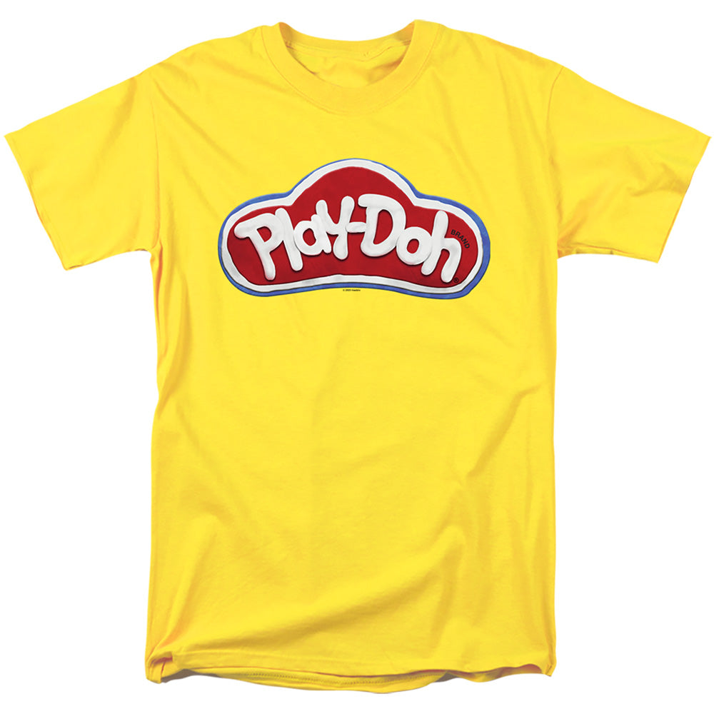 Play Doh Logo In Doh Mens T Shirt Yellow