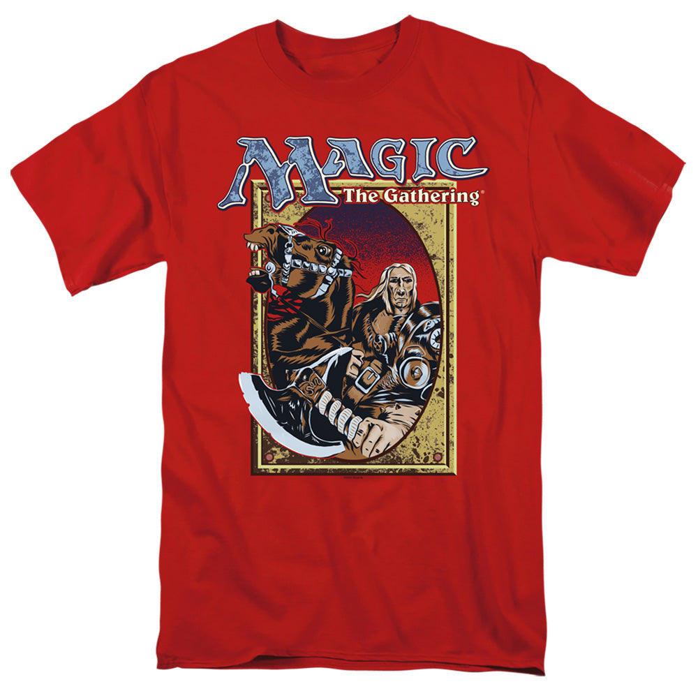 Magic The Gathering Fifth Edition Deck Art Mens T Shirt Red