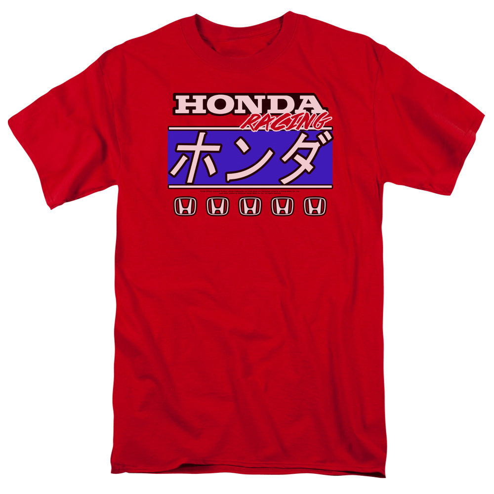 Honda Kanji Racing Mens T Shirt Red
