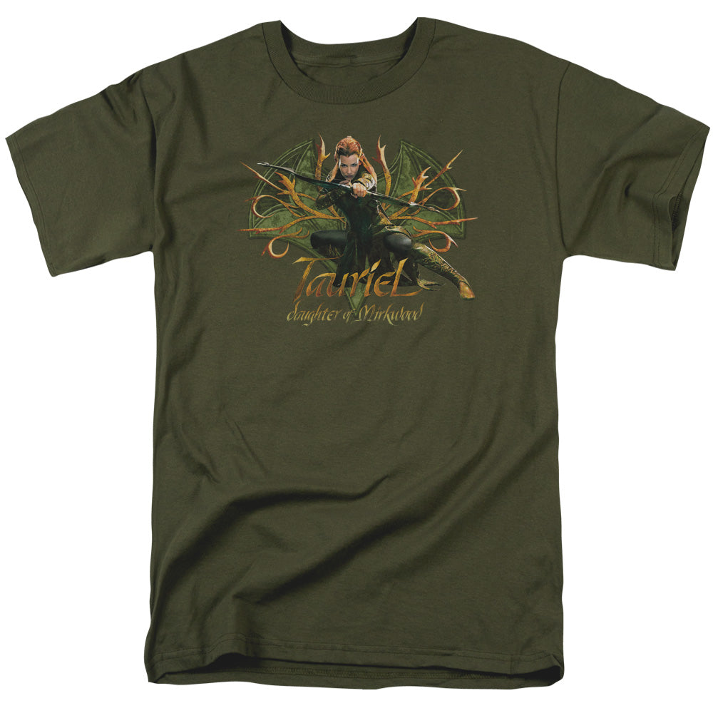 Hobbit Tauriel Mens T Shirt Military Green