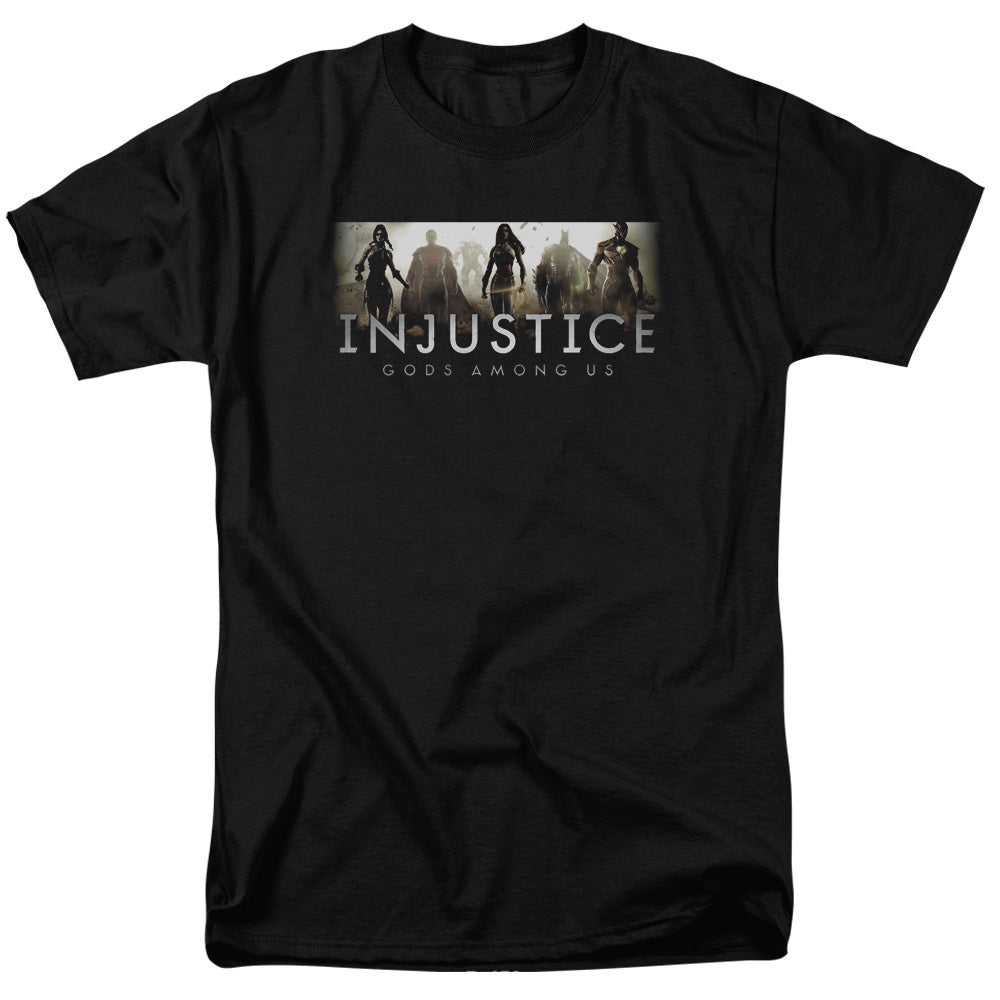 Injustice Gods Among Us Logo Mens T Shirt Black