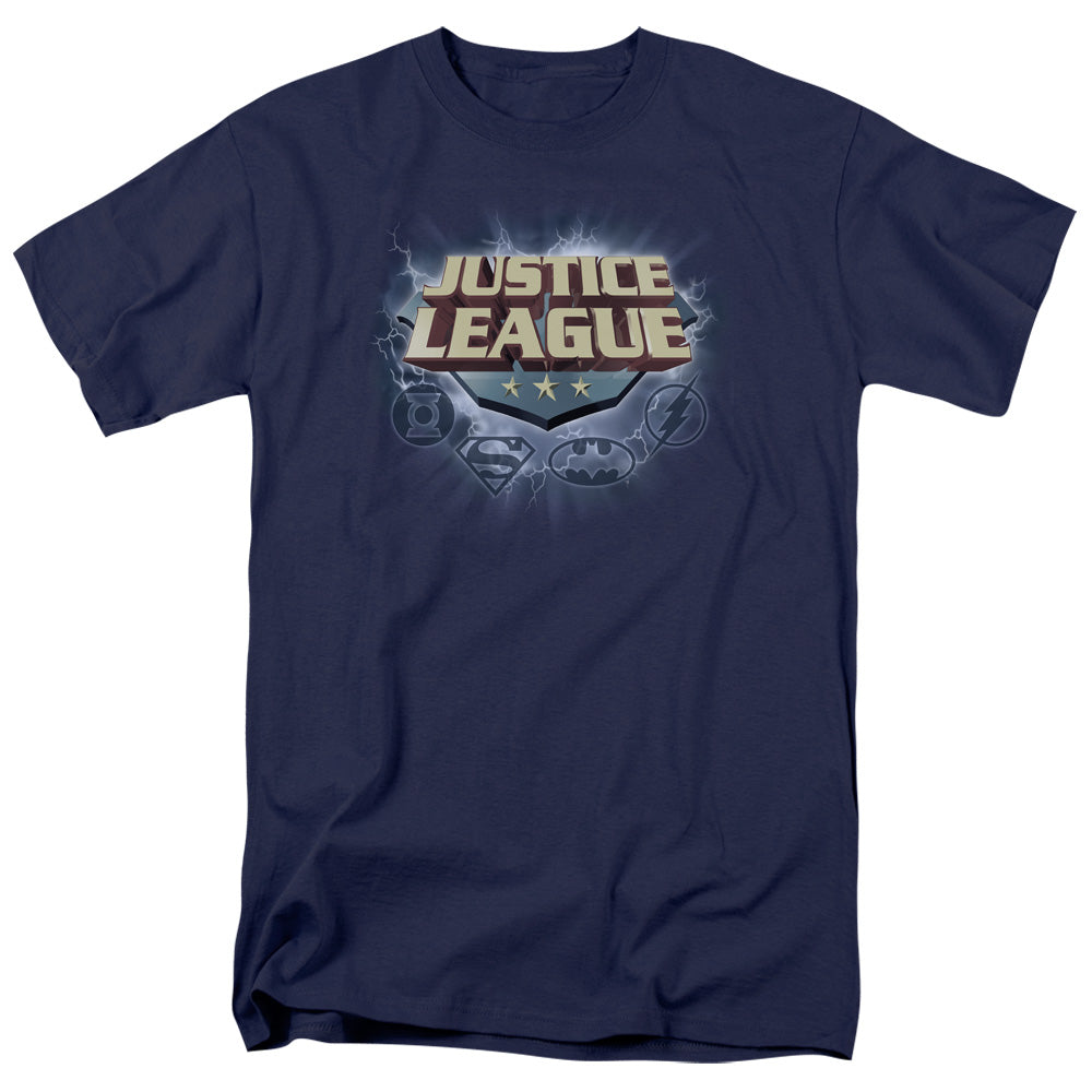 Jla Storm Logo Mens T Shirt Navy