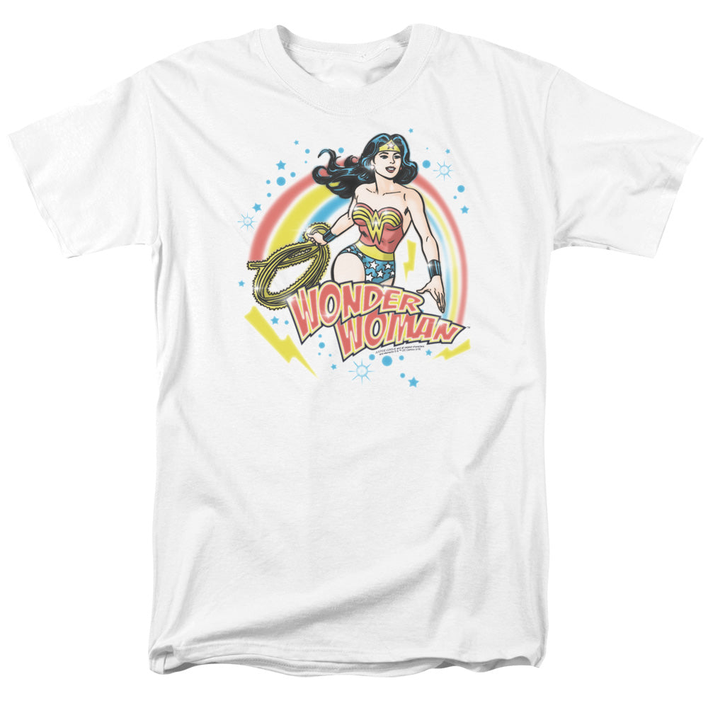 Wonder Woman Wonder Airbrush Mens T Shirt White