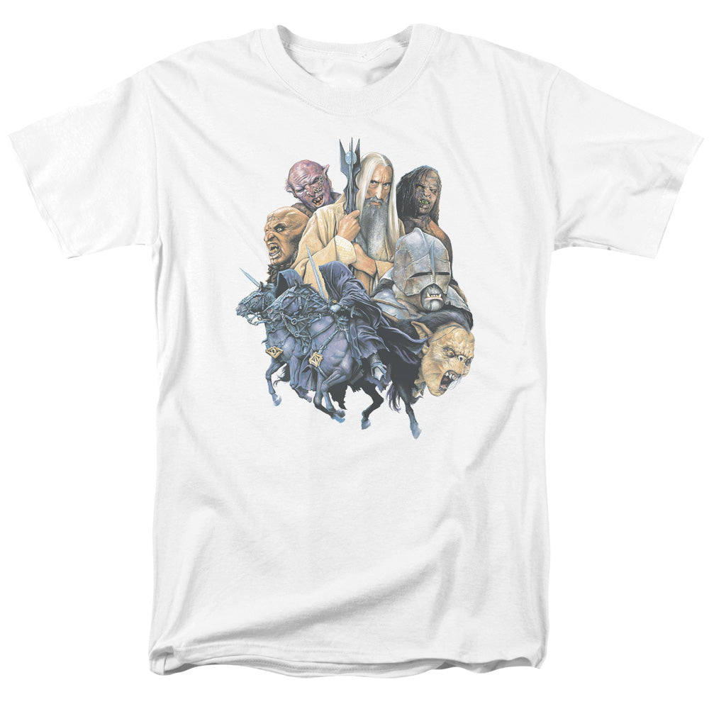 Lor Collage Of Evil Mens T Shirt White