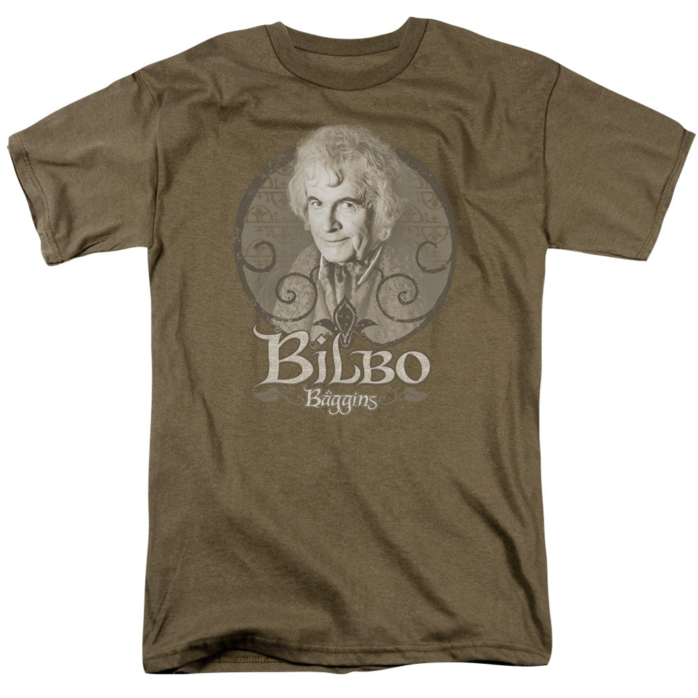 Lor Bilbo Baggins Mens T Shirt Safari Green