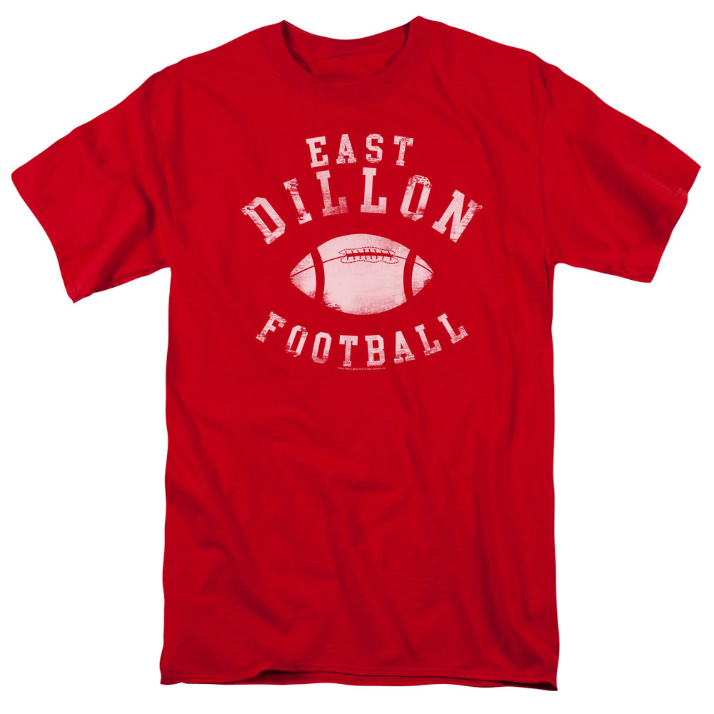Friday Night Lights East Dillon Football Mens T Shirt Red