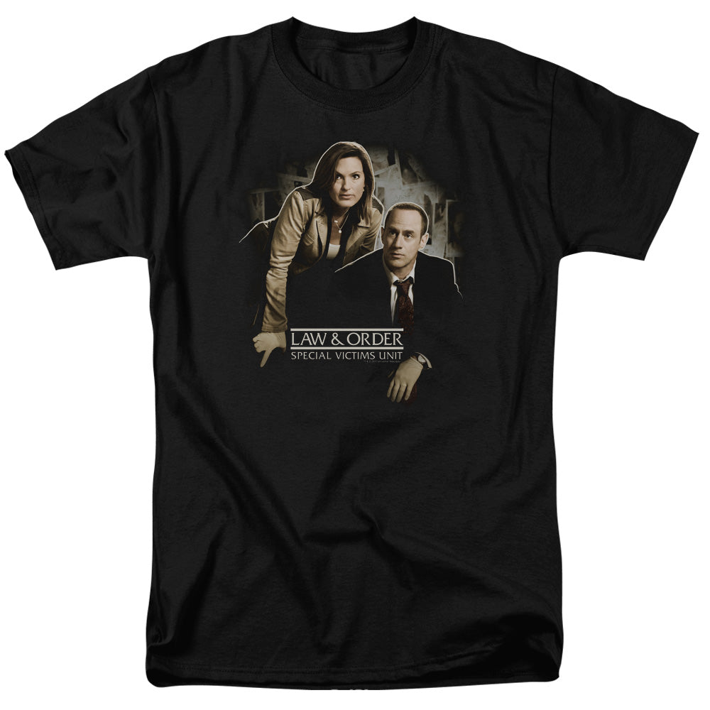 Law And Order Svu Helping Victims Mens T Shirt Black
