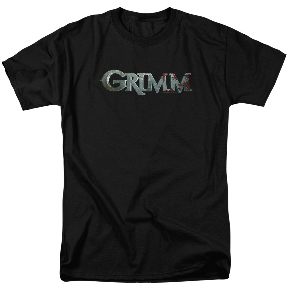 Grimm Bloody Logo Mens T Shirt Black Black