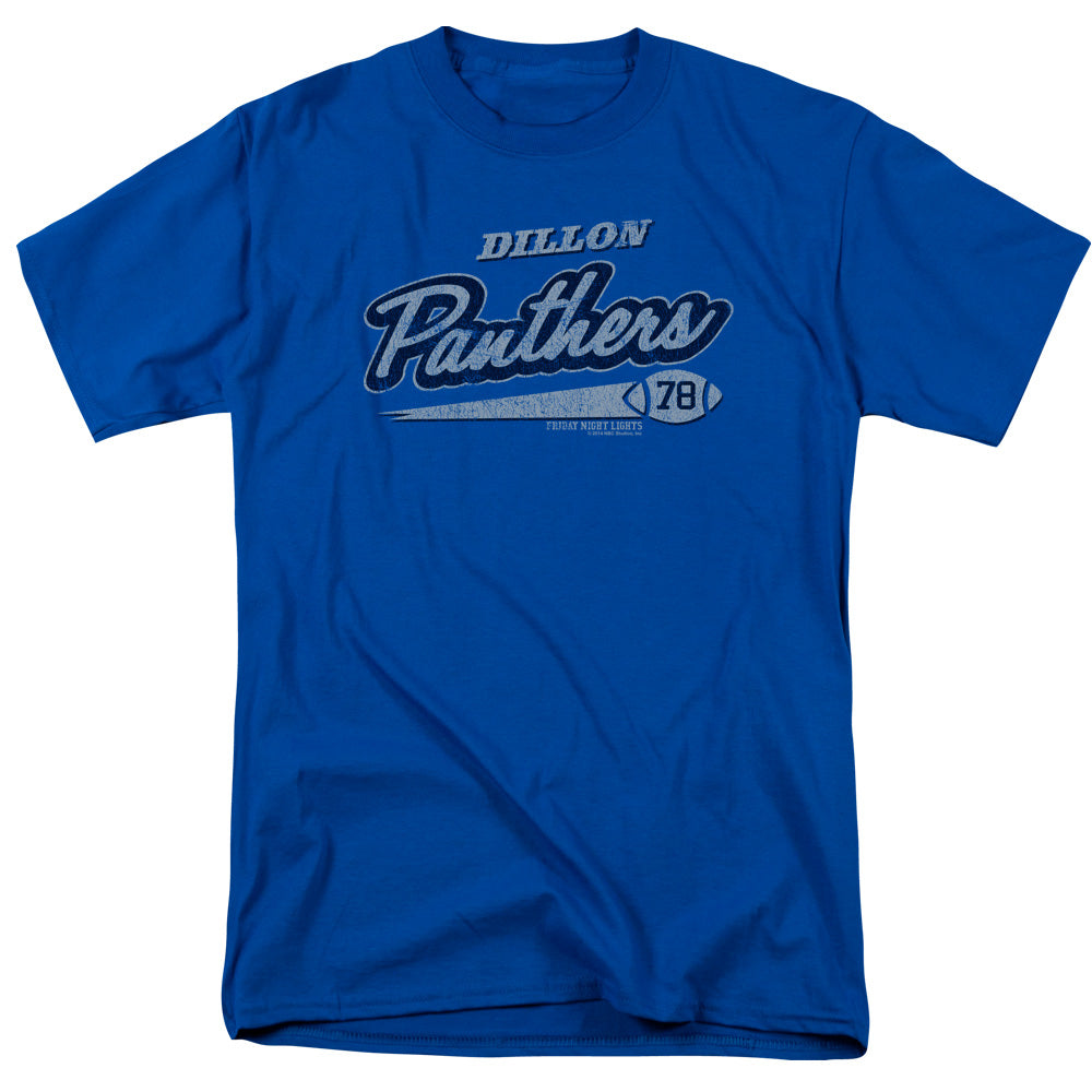 Friday Night Lights Panthers 78 Mens T Shirt Royal Blue Royal Blue