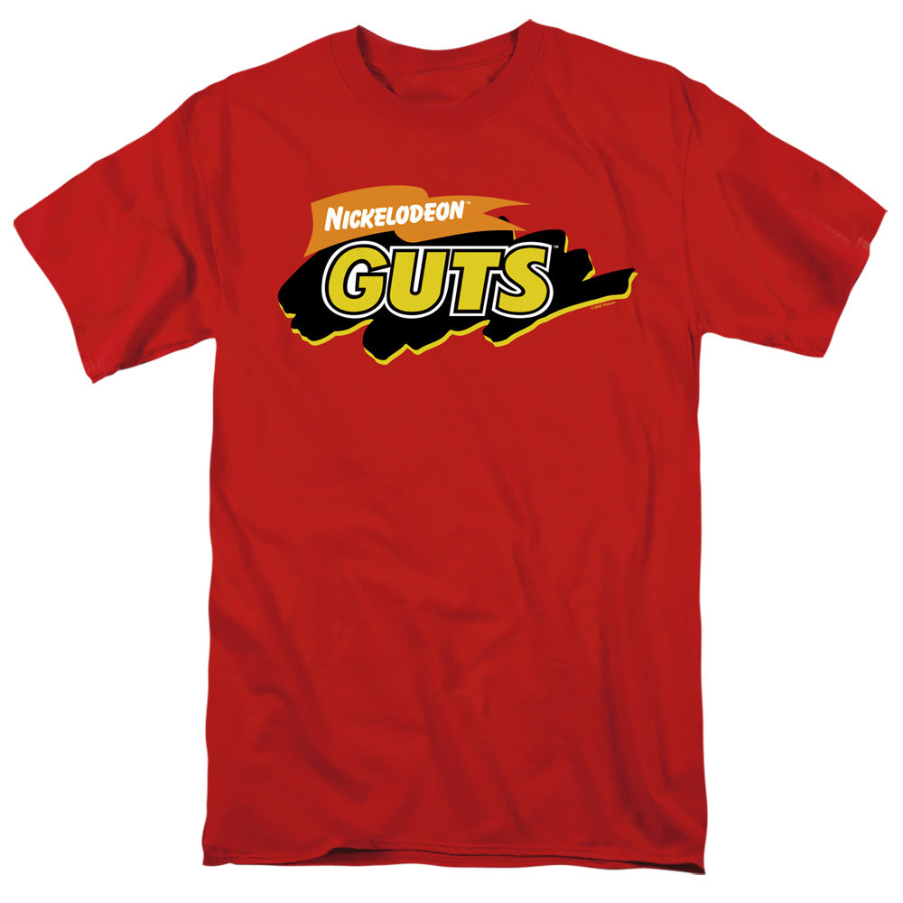 Nickelodeon Guts Guts Logo Mens T Shirt Red