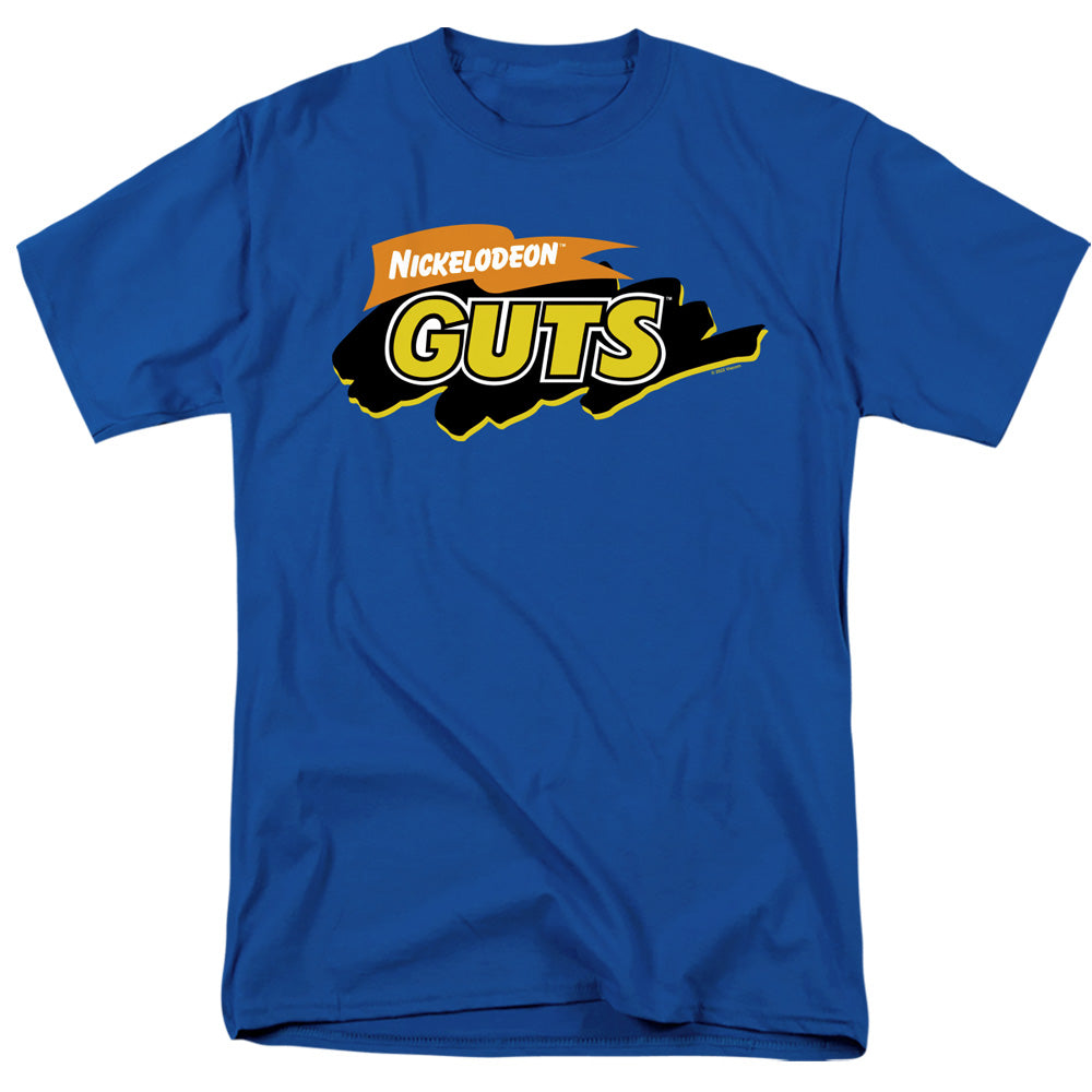 Nickelodeon Guts Guts Logo Mens T Shirt Royal Blue