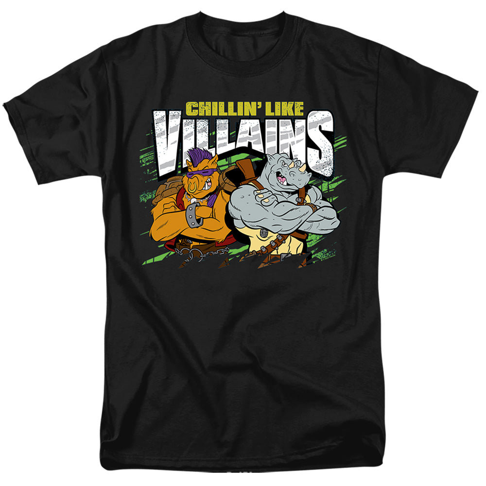 Tmnt Chillin Like Villains Mens T Shirt Black