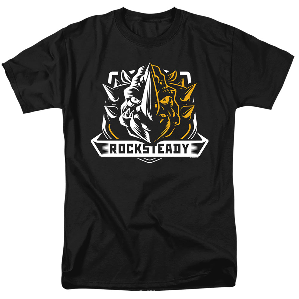 Tmnt Rocksteady Mens T Shirt Black