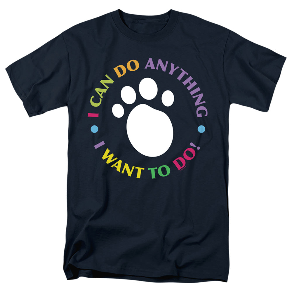 Blues Clues (Classic) I Can Do Anything! Mens T Shirt Navy