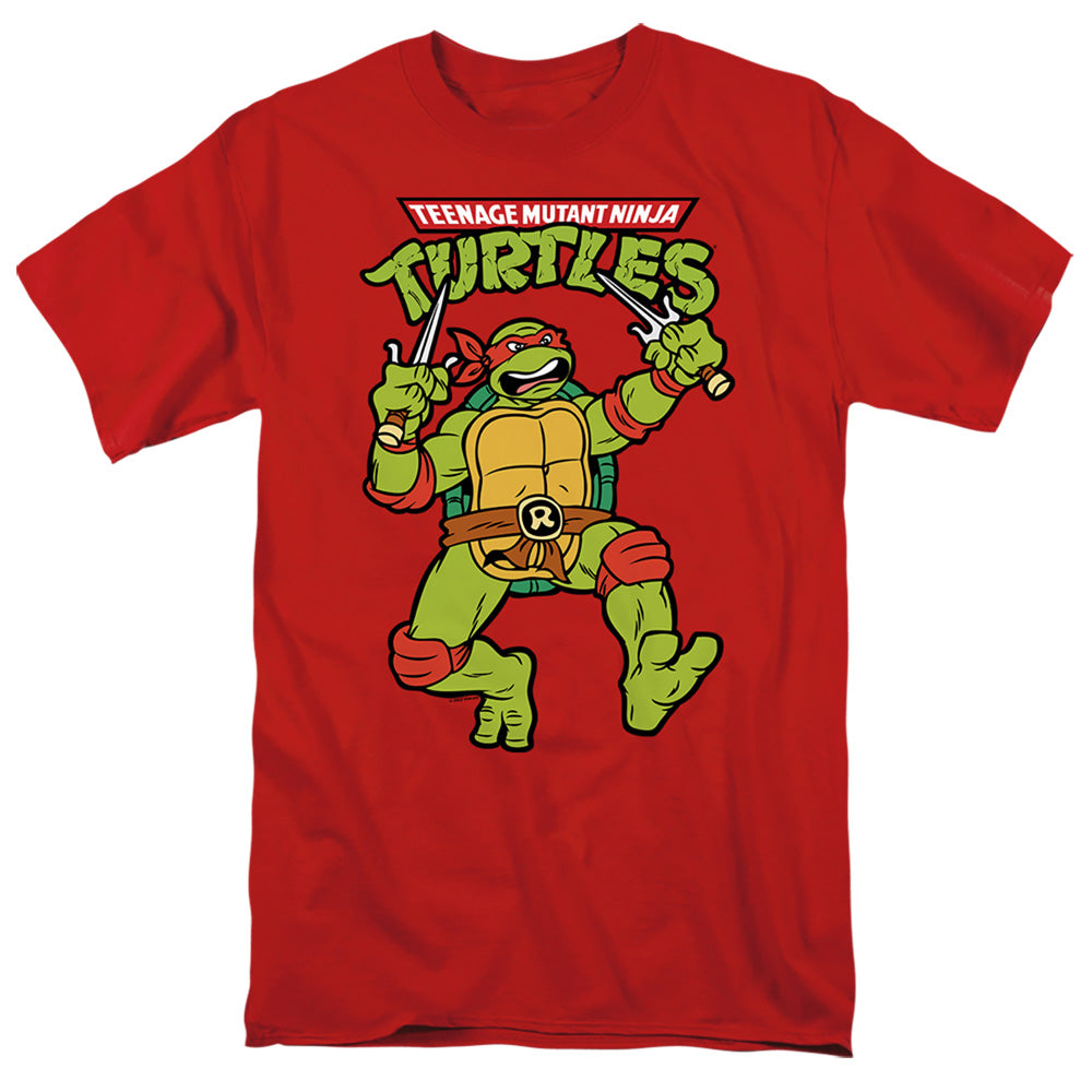 Tmnt Retro Raph Mens T Shirt Red