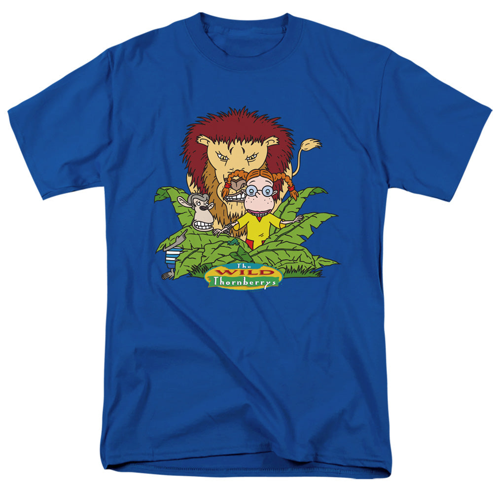 Wild Thornberrys Sneak Attack Mens T Shirt Royal Blue