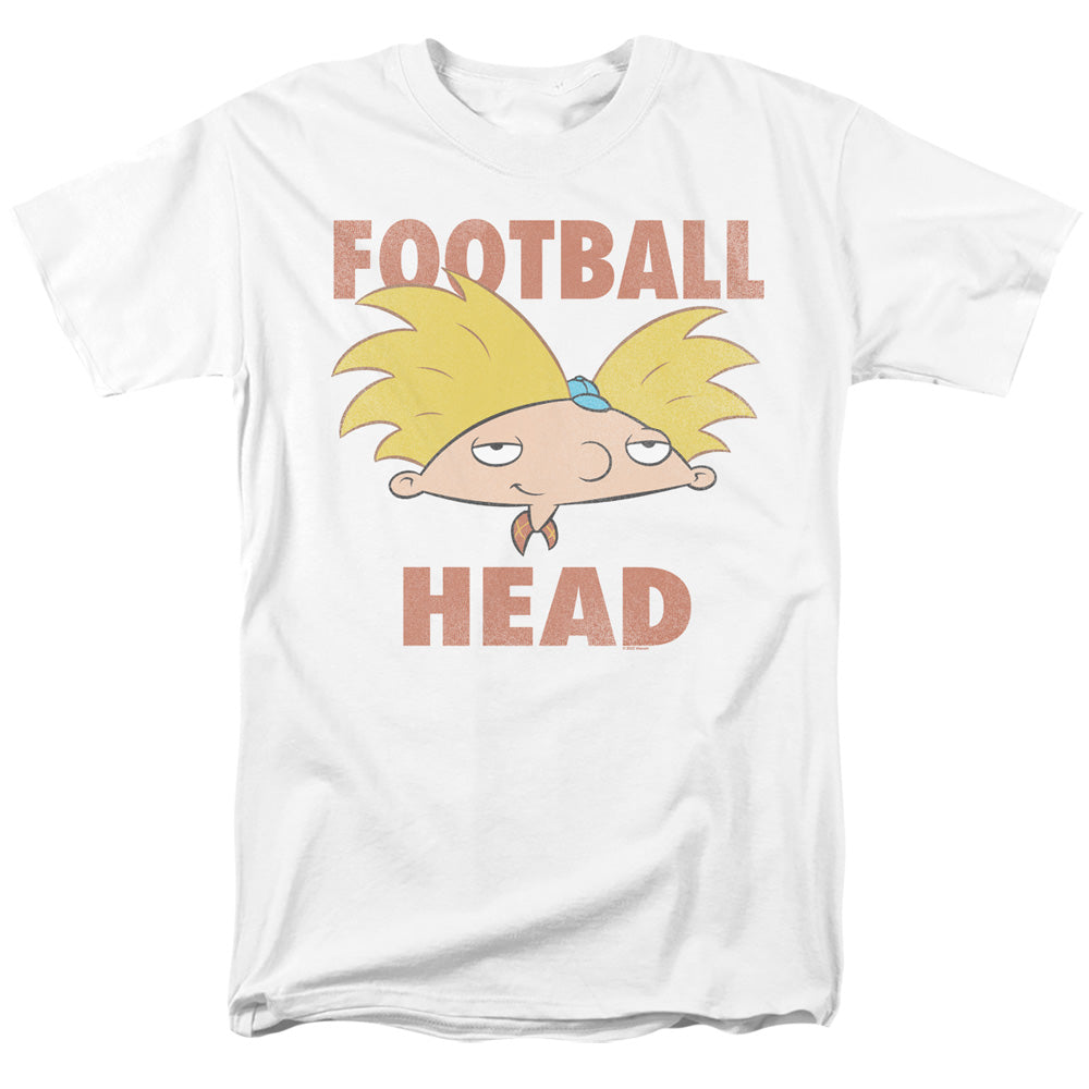 Hey Arnold Football Head Mens T Shirt White