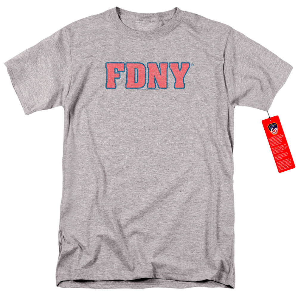 New York City Fdny Mens T Shirt Athletic Heather