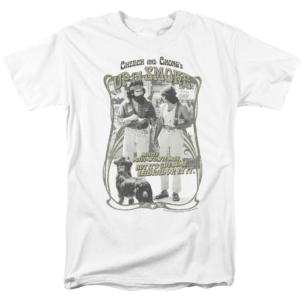 Up In Oke Labrador Mens T Shirt White