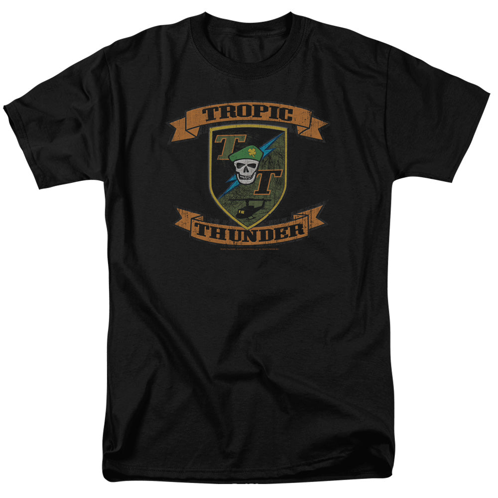 Tropic Thunder Patch Mens T Shirt Black