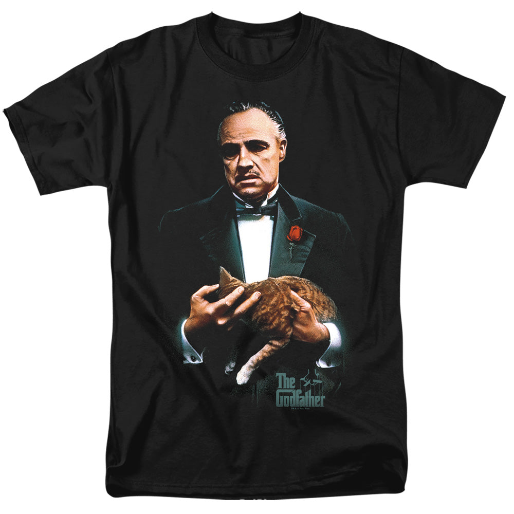 Godfather Painted Poster Mens T Shirt Black