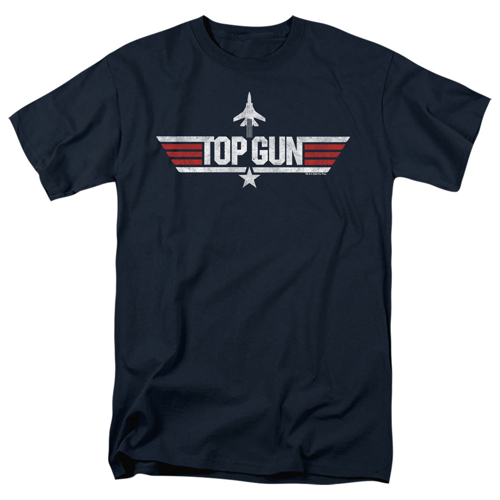 Paramount Top Gun Logo Navy Mens T Shirt Navy