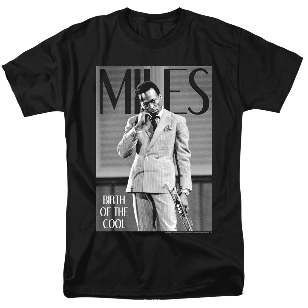 Miles Davis Simply Cool Mens T Shirt Black