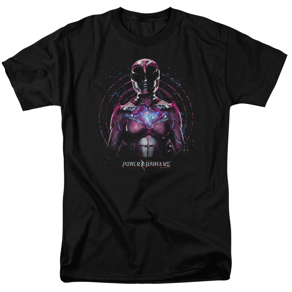 Power Rangers Pink Ranger Mens T Shirt Black