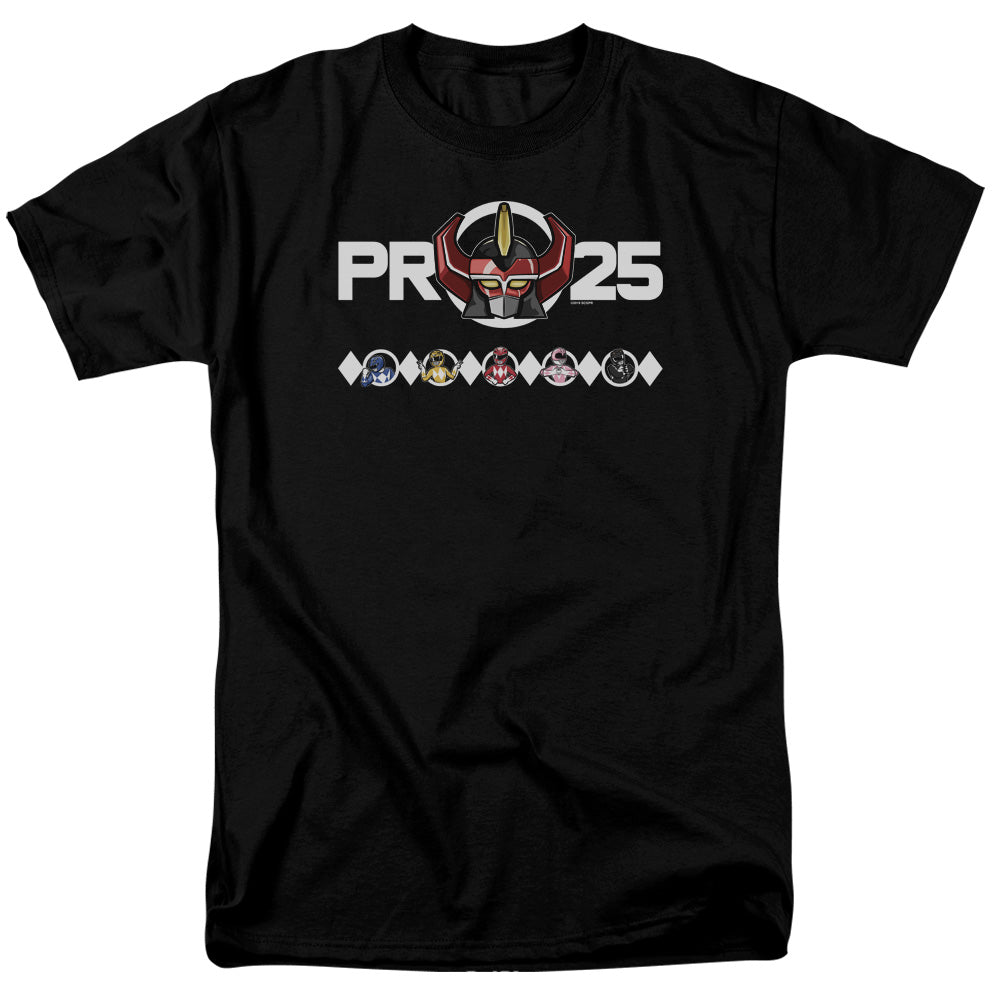 Power Rangers Megazord 25 Mens T Shirt Black