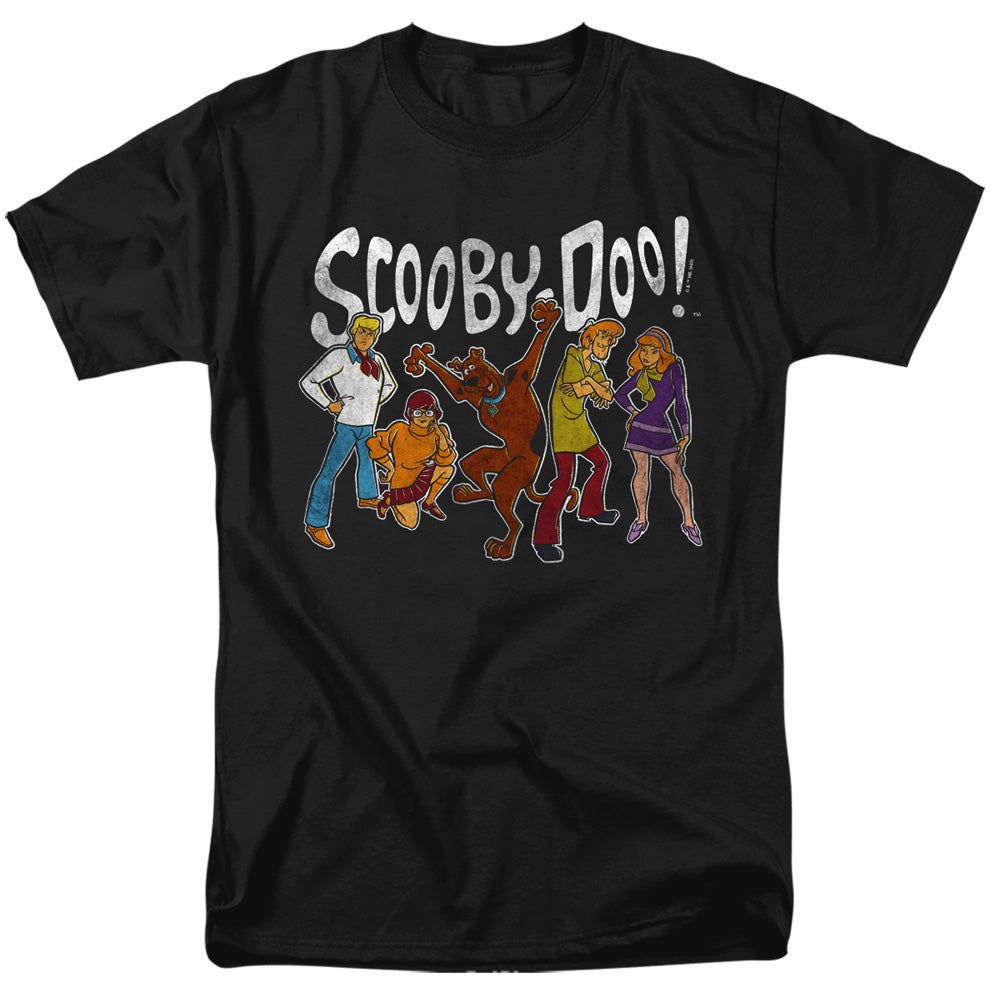 Scooby Doo! Scooby Doo Gang Mens T Shirt Black