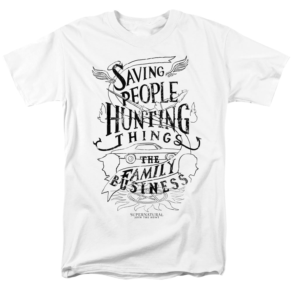 Supernatural Family Business Mens T Shirt White