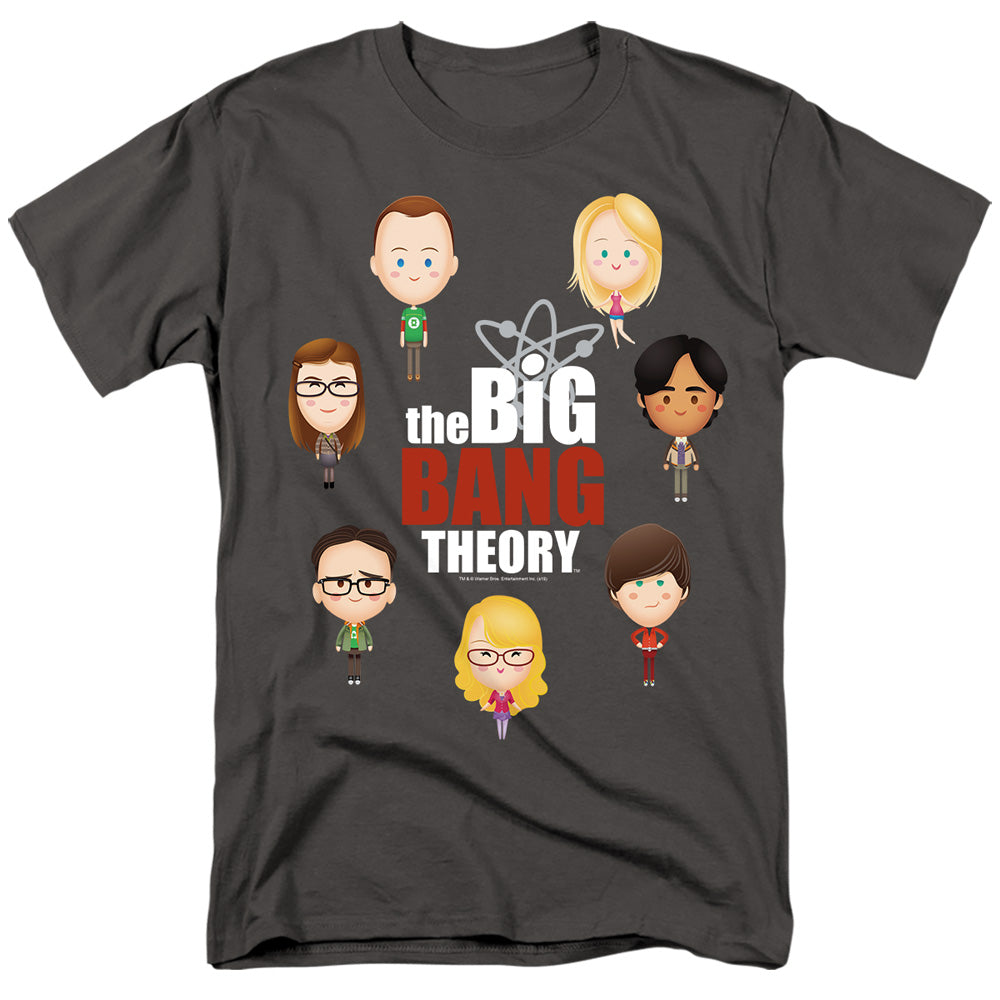 Big Bang Theory Emojis Mens T Shirt Charcoal