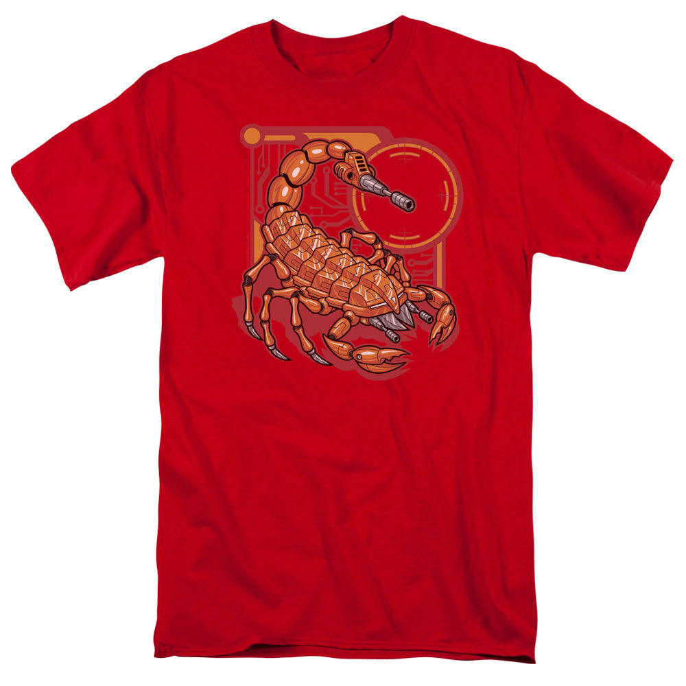 Scorpion Mens T Shirt Red