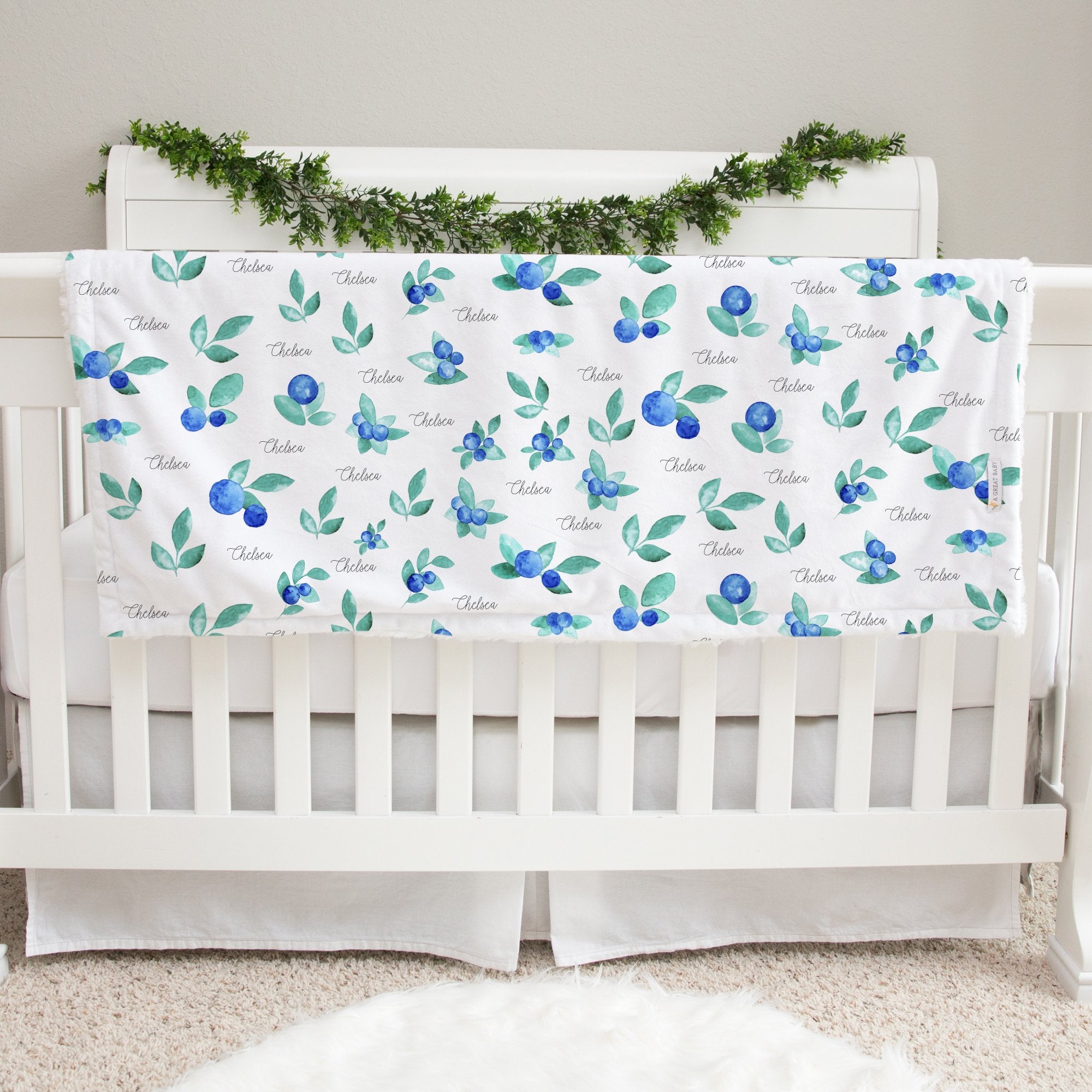 Blueberry Baby Deluxe Blanket