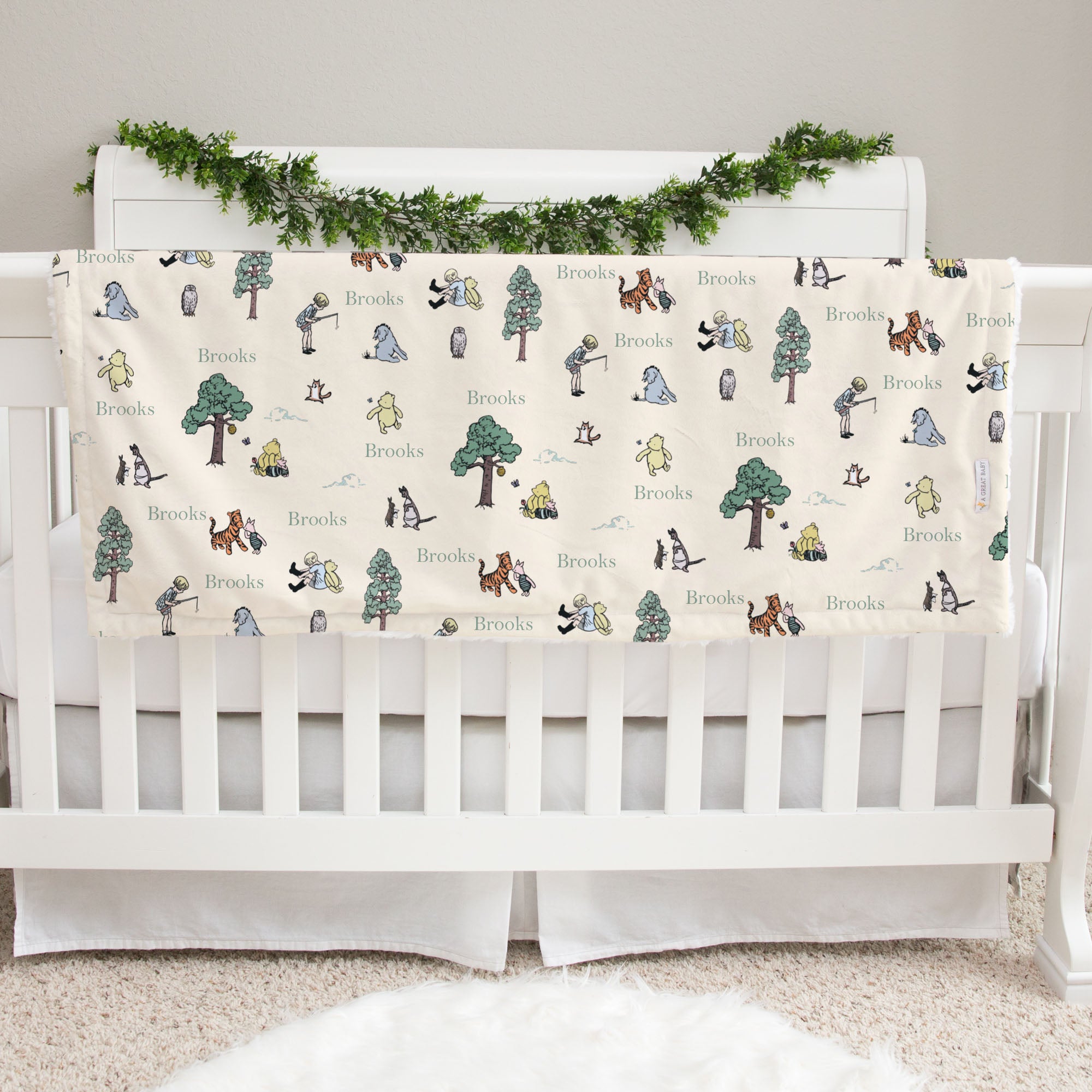 Winnie the Pooh Baby Deluxe Blanket (Boy and Girl Options)