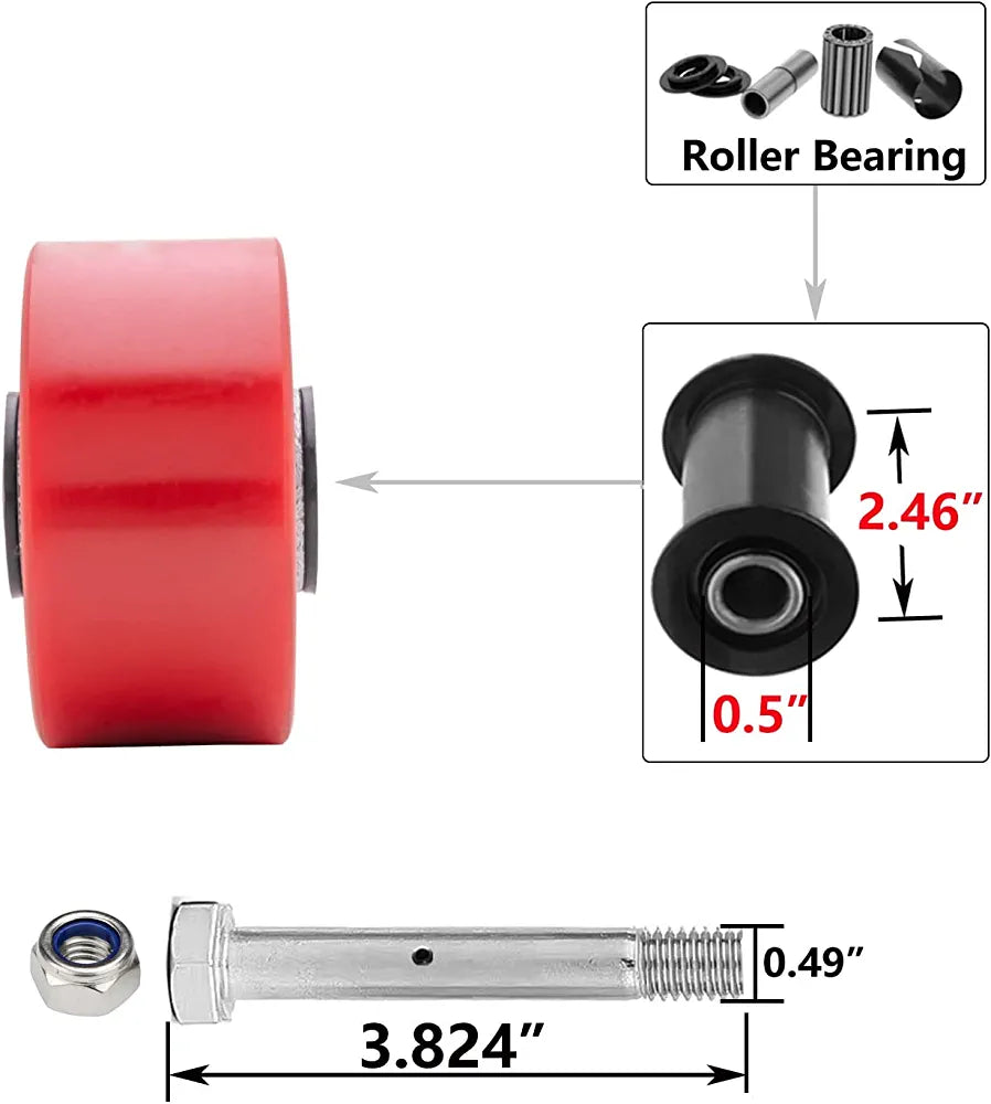 Industrial Polyurethane Casters - Heavy Duty 4