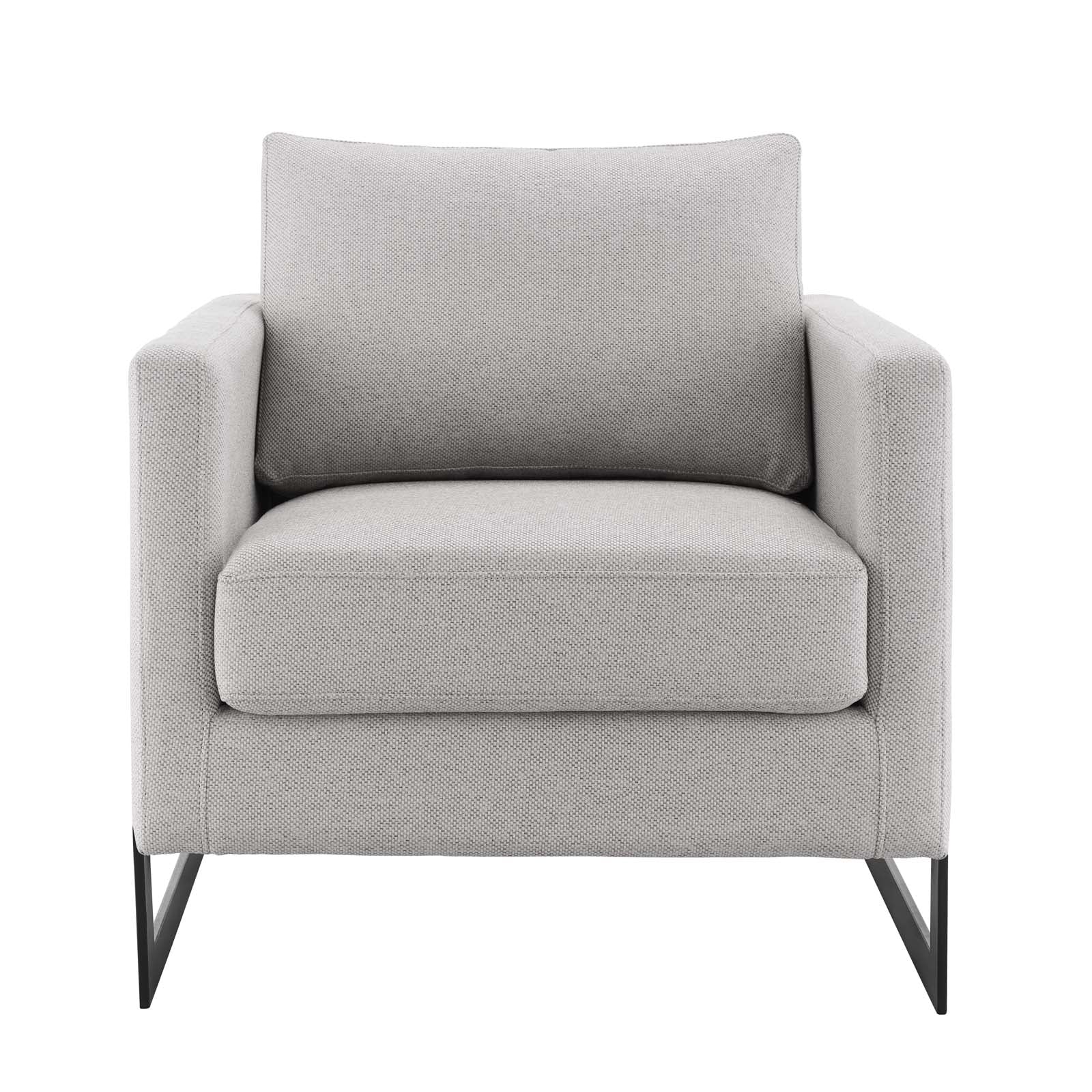 Everett Upholstered Fabric Accent Chair