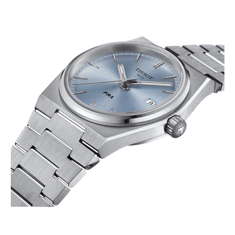 PRX 35mm Quartz Light Blue Dial