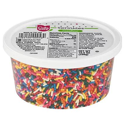 Cake Mate Rainbow Sprinkles 10.5oz.