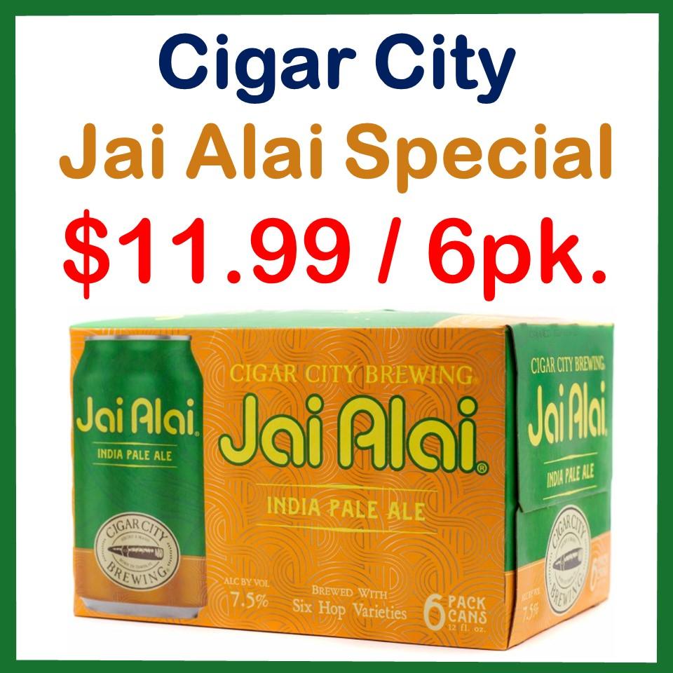 Cigar City Jai Alai 6 Pack Special