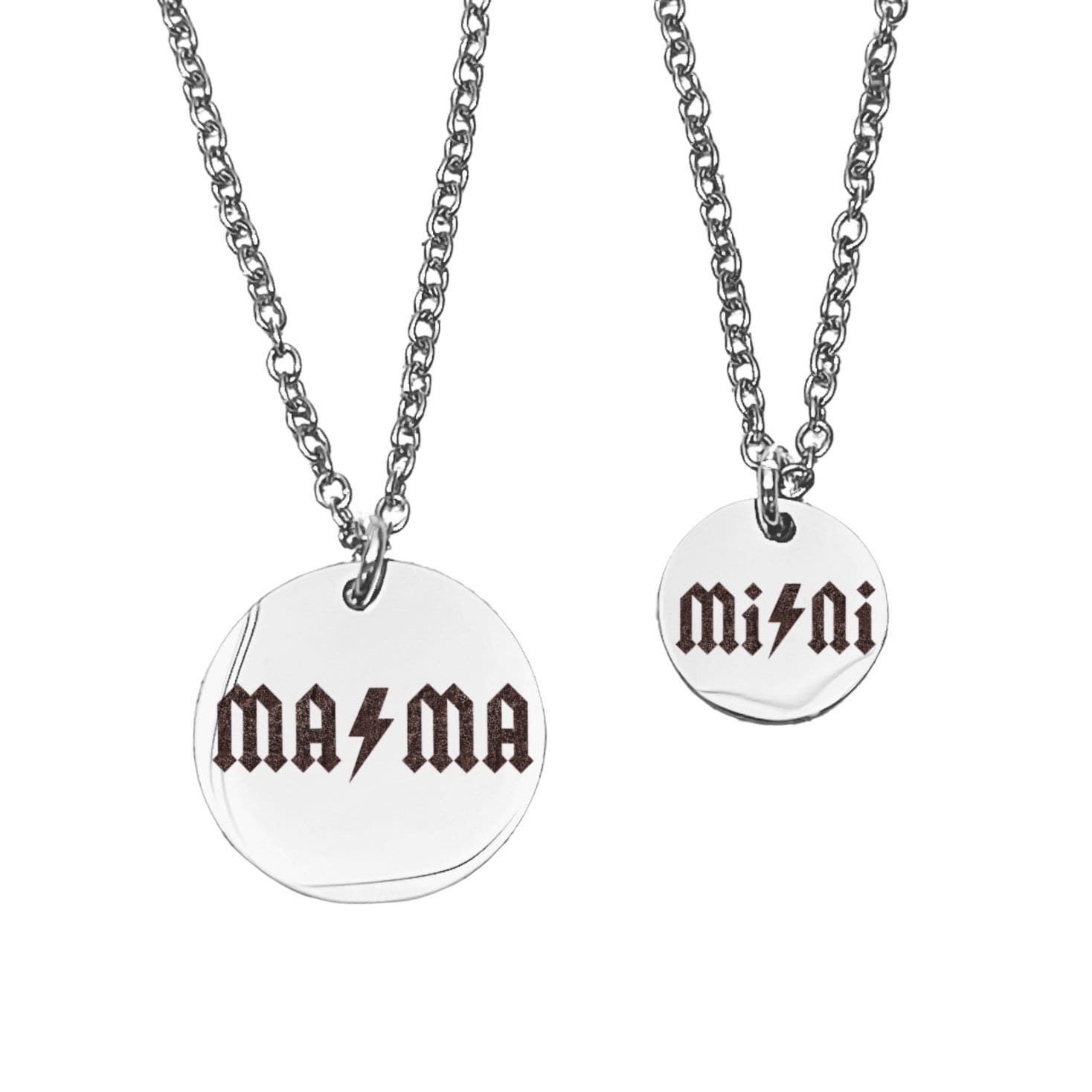 ROCKER MAMA AND MINI MOMMY + ME NECKLACE SET