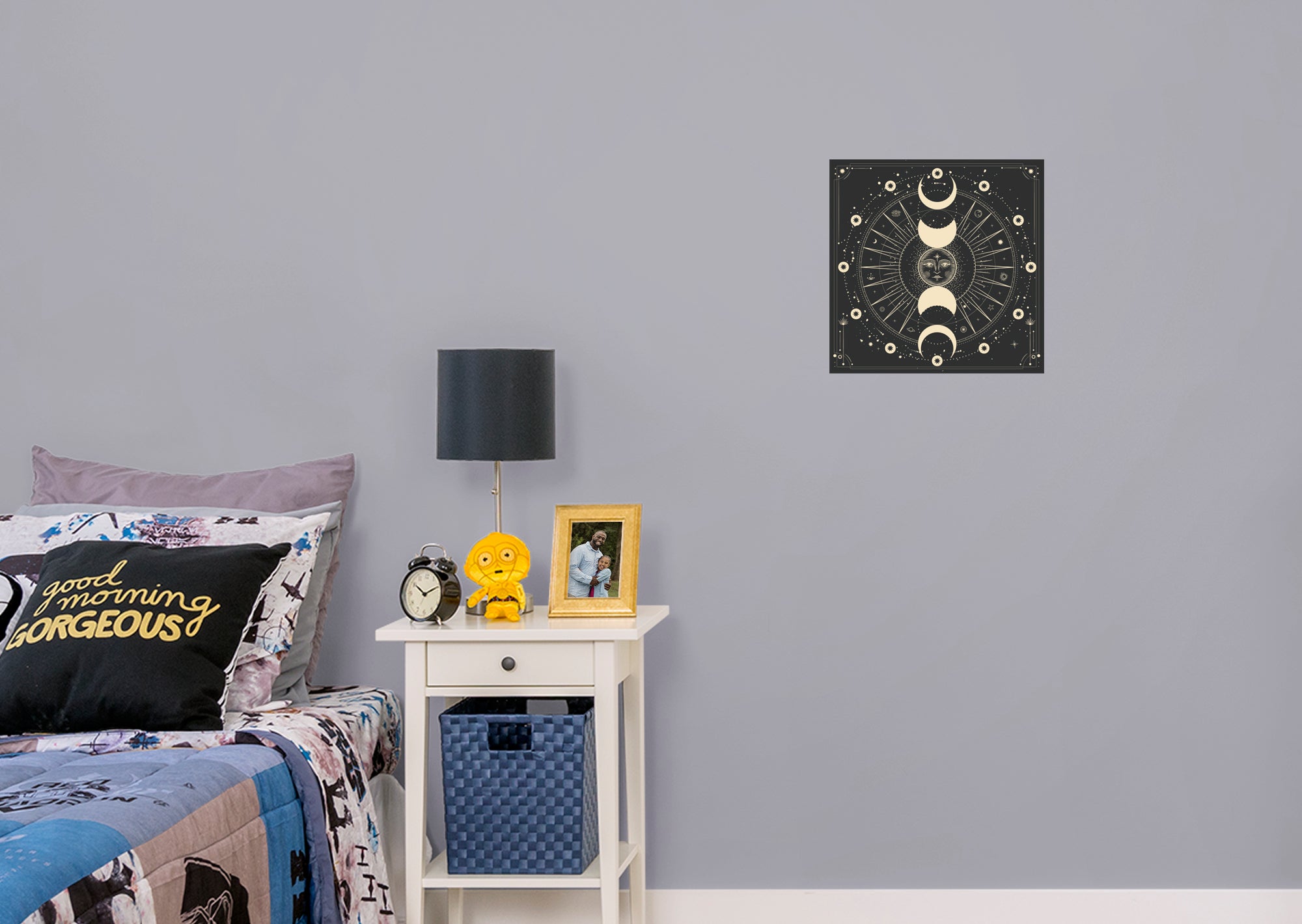 Moon Phases:  Women In Business Grl Pwr Mural        -   Removable Wall   Adhesive Decal