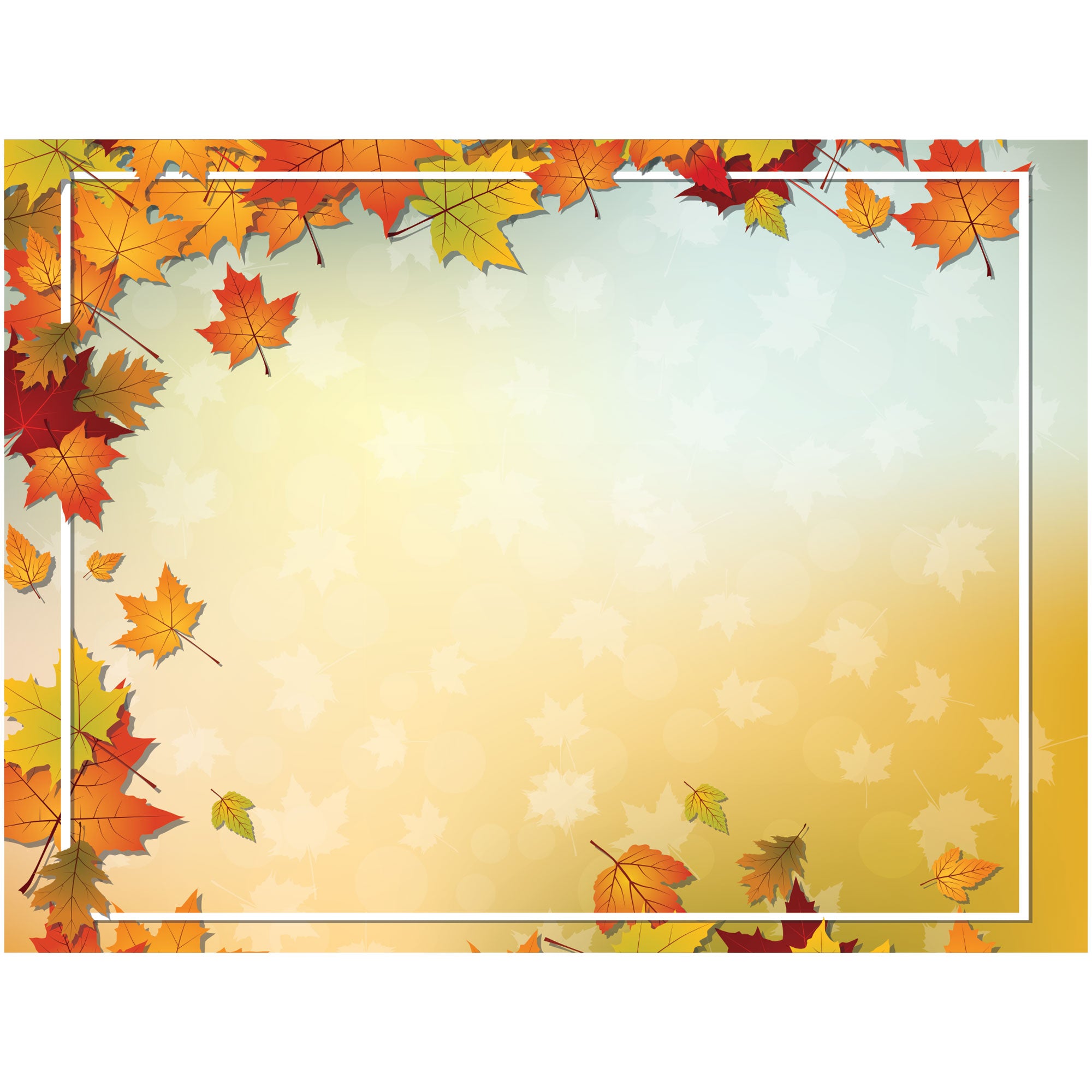 Seasons Decor: Autumn Autumn Leaves Dry Erase        -   Removable Wall   Adhesive Decal
