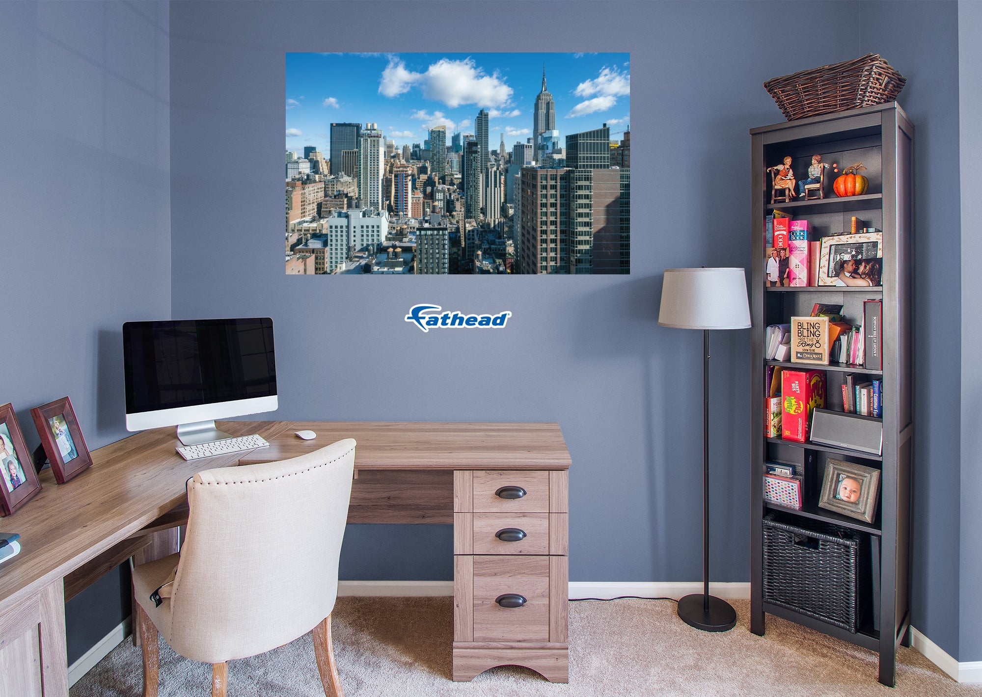 Generic Scenery: Skyscrapers Poster        -   Removable     Adhesive Decal