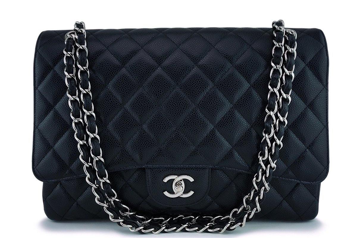 Chanel Black Caviar Maxi 