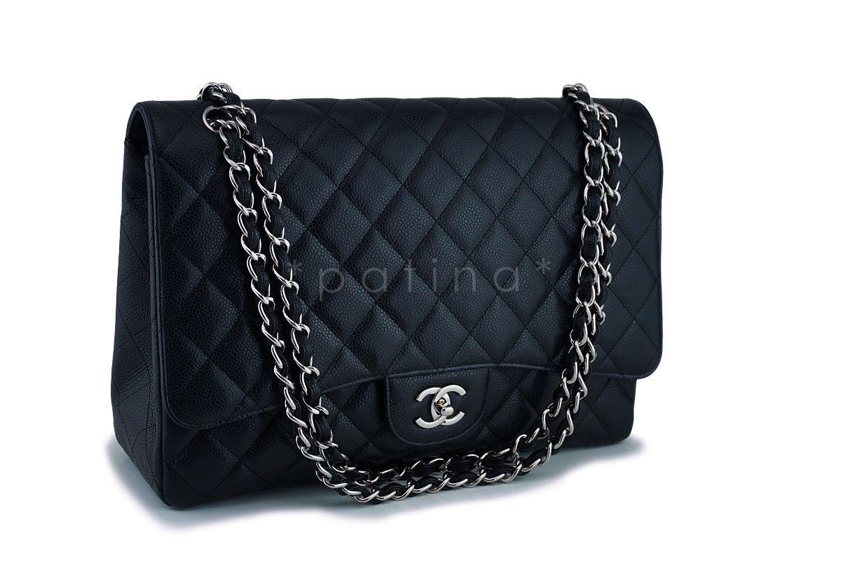 Chanel Black Caviar Maxi 